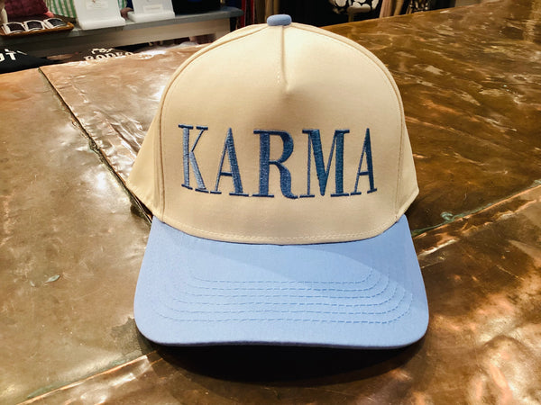 Karma Embroidered Hat