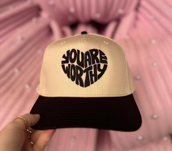 You Are Worthy Embroidered Hat