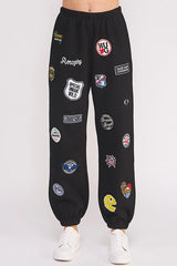 Multi Patch Jogger Pants