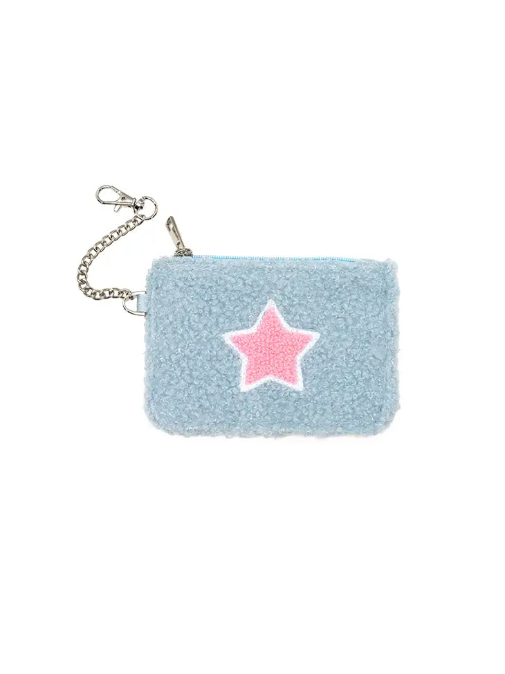 Cute Fuzzy Key Chain Pouch