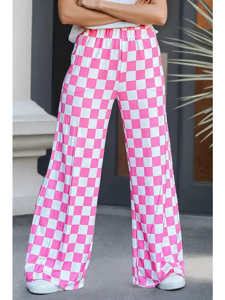 2-Tone Checkered Pants