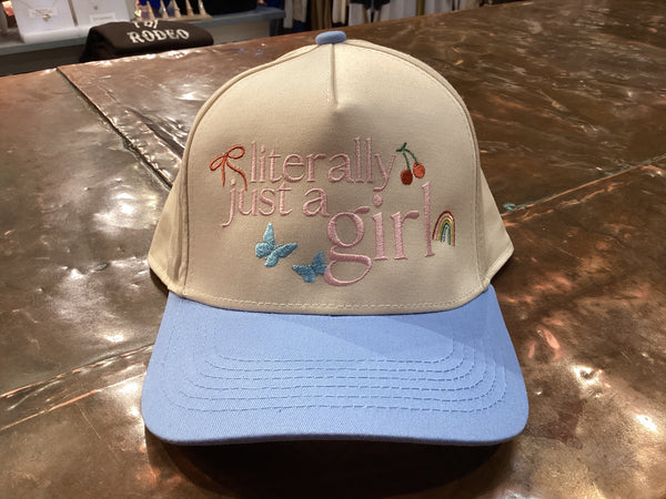 Literally Just a Girl Embroidered Hat