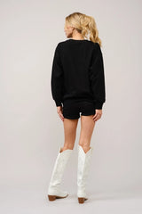 Western Pullover Sweatshirt