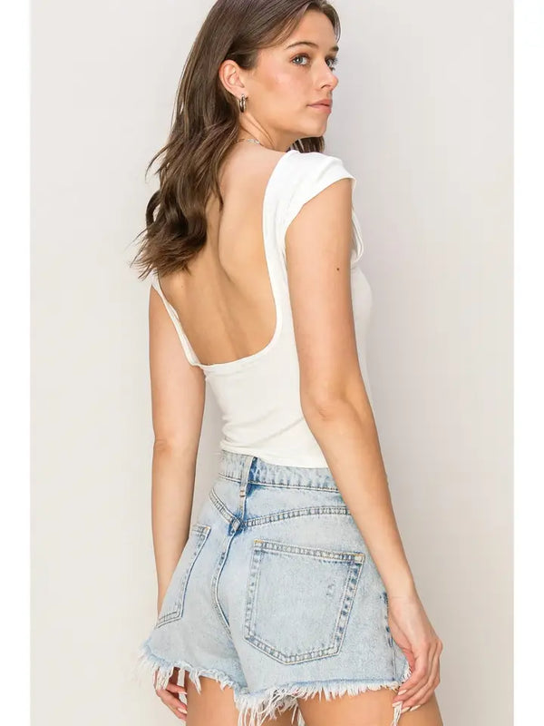 Eye Catching Backless Top