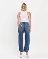 High Rise Barrel Jeans