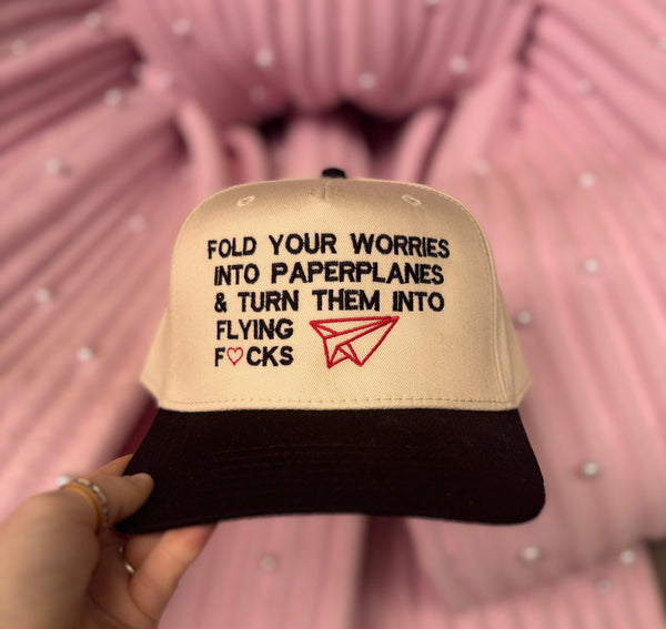 Flying Fu*** Embroidered Hat