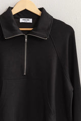 Snug Fit Half-Zip Sweatshirt