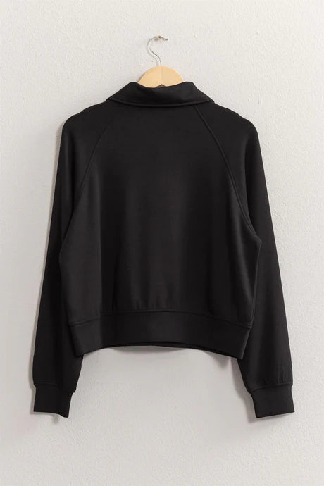 Snug Fit Half-Zip Sweatshirt