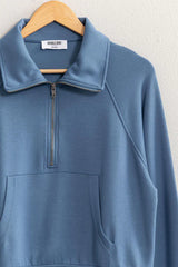 Snug Fit Half-Zip Sweatshirt