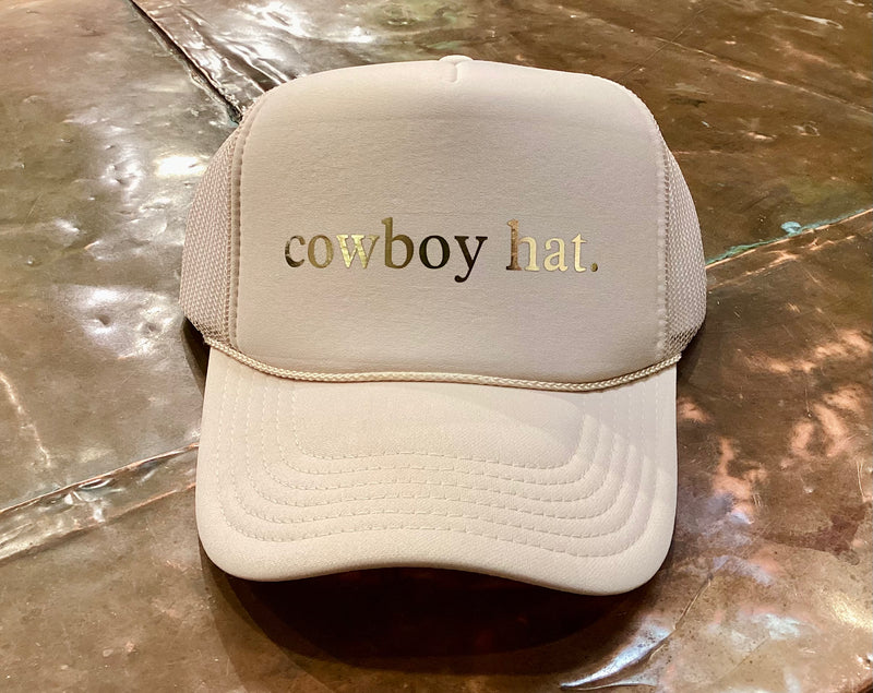 Cowboy Hat Trucker Hat