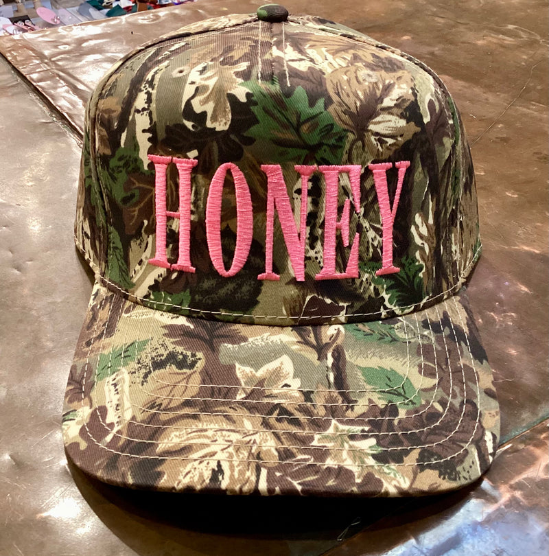 Honey Embroidered Hat