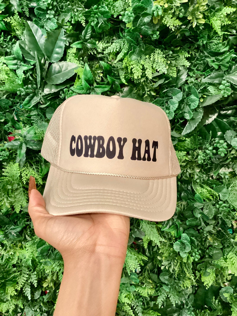 Cowboy Hat Trucker Hat