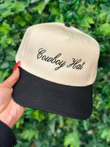 Cowboy Hat Embroidered Trucker Hat