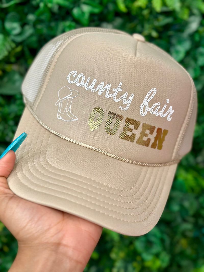 Country Fair Queen Trucker Hat