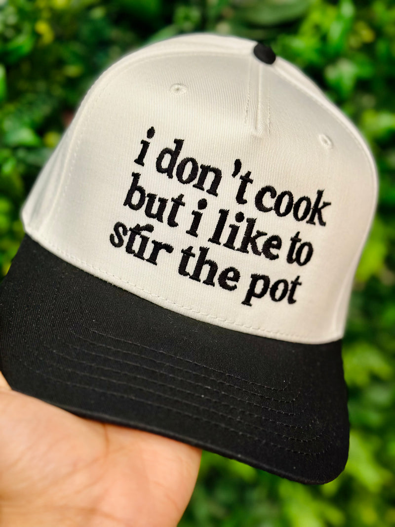 Stir The Pot Trucker Embroidered Hat