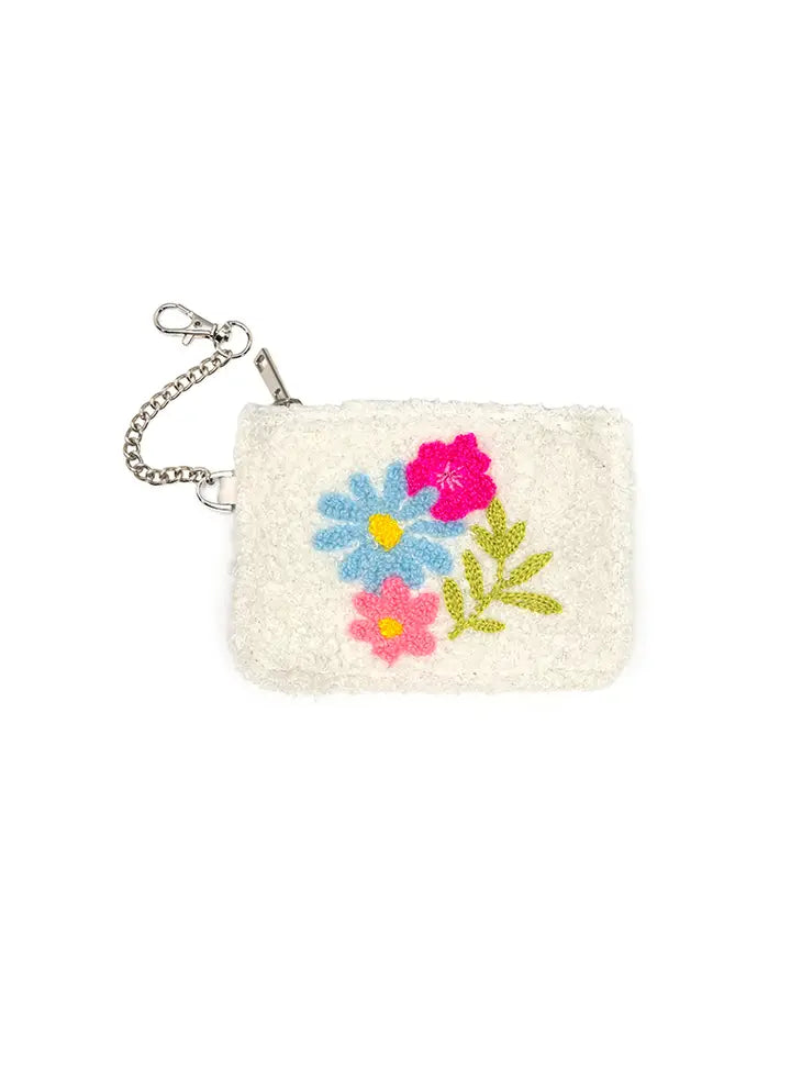 Cute Fuzzy Key Chain Pouch