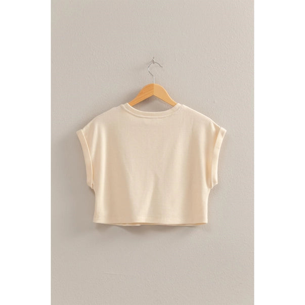 Thank Us Later Knit Cropped Top