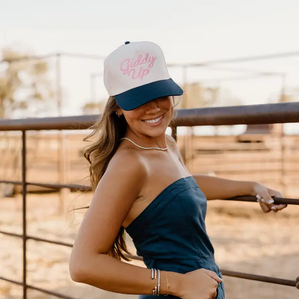 Giddy Up Embroidered Hat