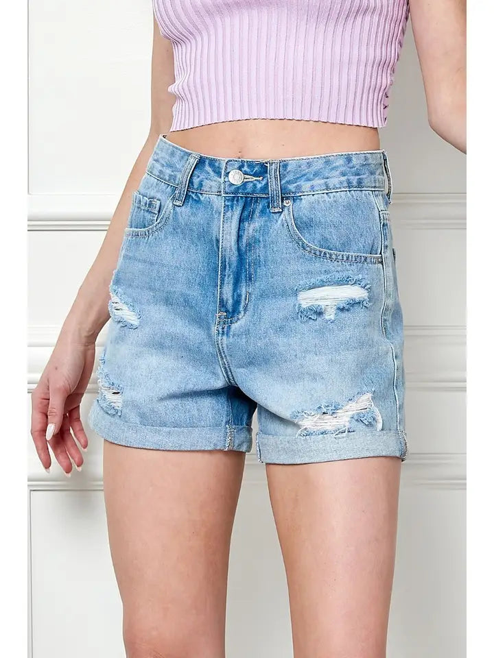 Sassy Gal Roll Up Shorts