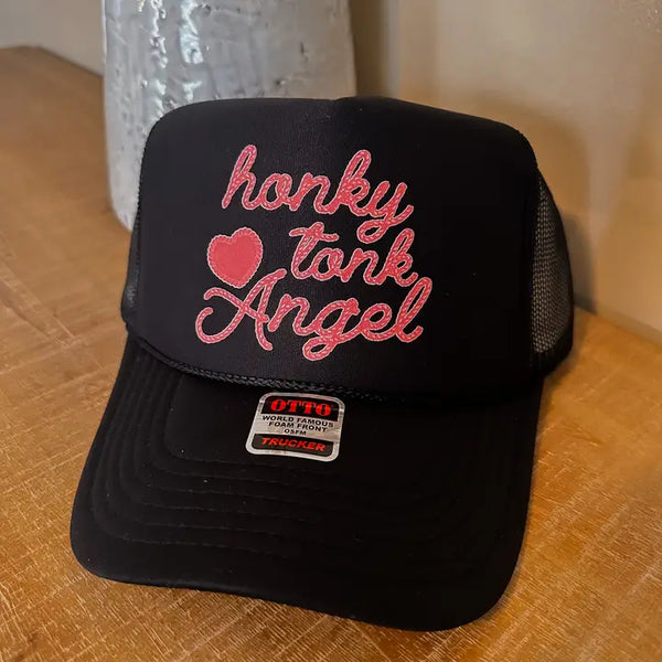 Honky Tonk Angel Trucker Hat