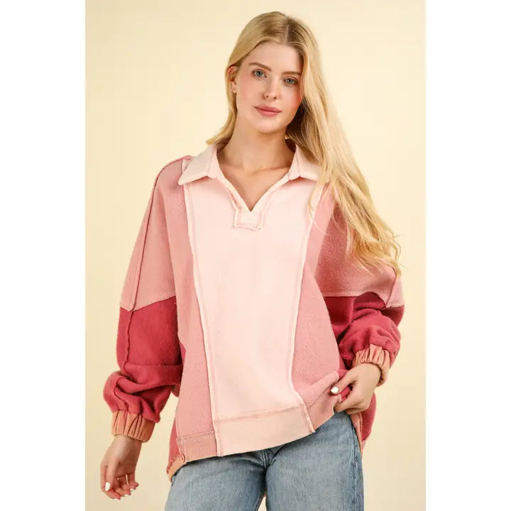 French Terry Oversized Top