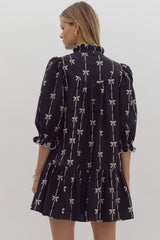 Bow Print Bliss Dress