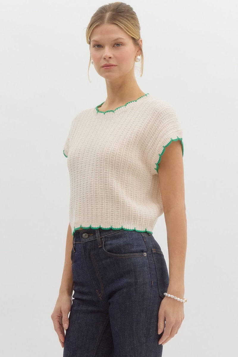 Comfy Gal Sweater Knit Top