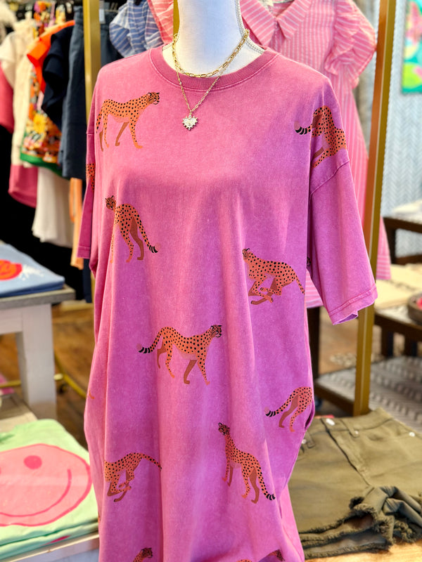 Jungle Girl T- Shirt Dress - BarBelles Boutique