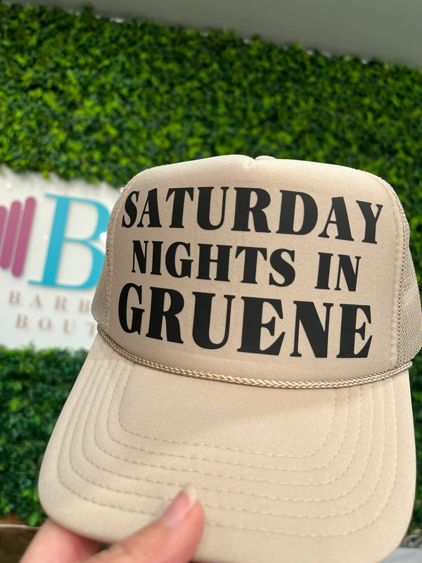 Saturday Night’s in Gruene Trucker Hat