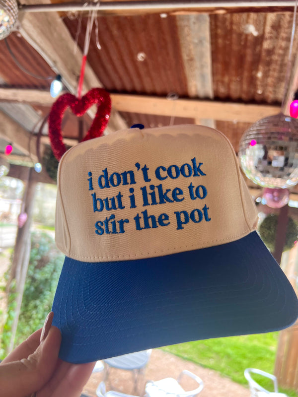 Stir The Pot Trucker Embroidered Hat