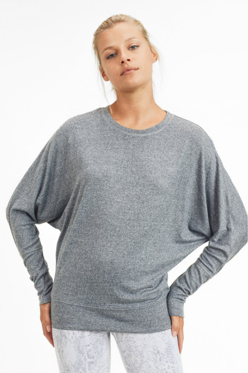 Soft As a Cloud Dolman Sleeve Top