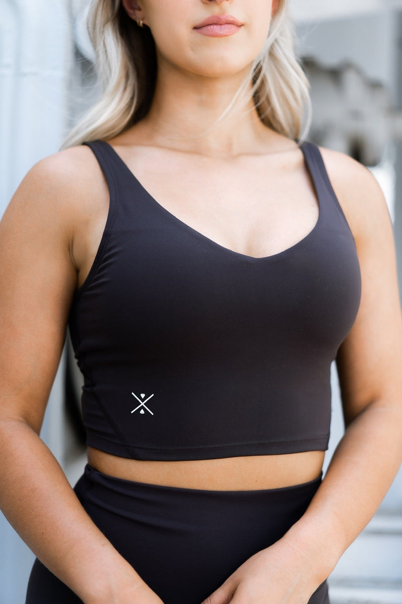 Women's Finesse Sports Bra | Black